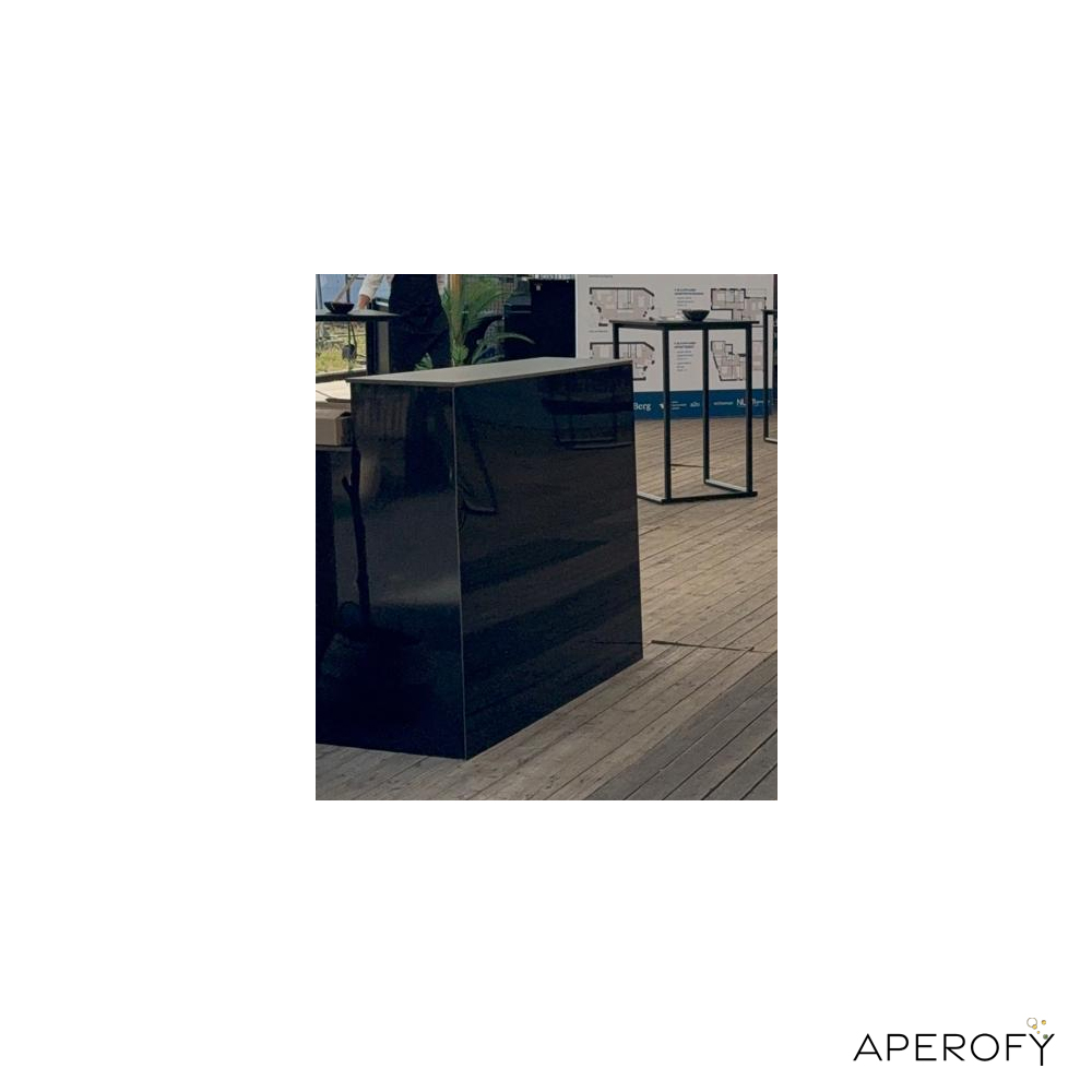 Kubo wall hoog zijpanelen - Zwart - Afbeelding 2
