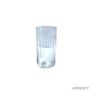 Cocktailglas geribbeld - Hoog
